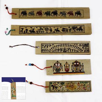 Manufacturers Exporters and Wholesale Suppliers of Palm Leaf Bookmarks Bhubaneswar Orissa
